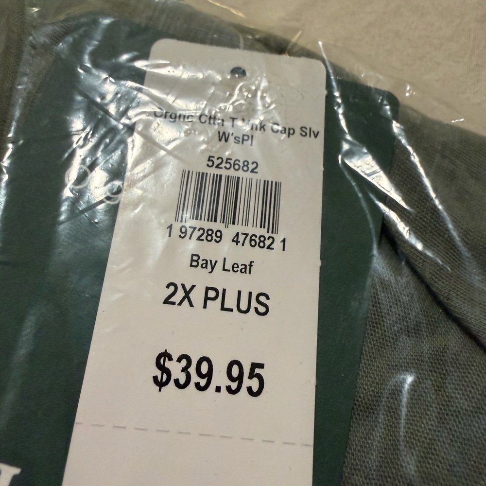 L.L. Bean Olive Green Plus Size Top